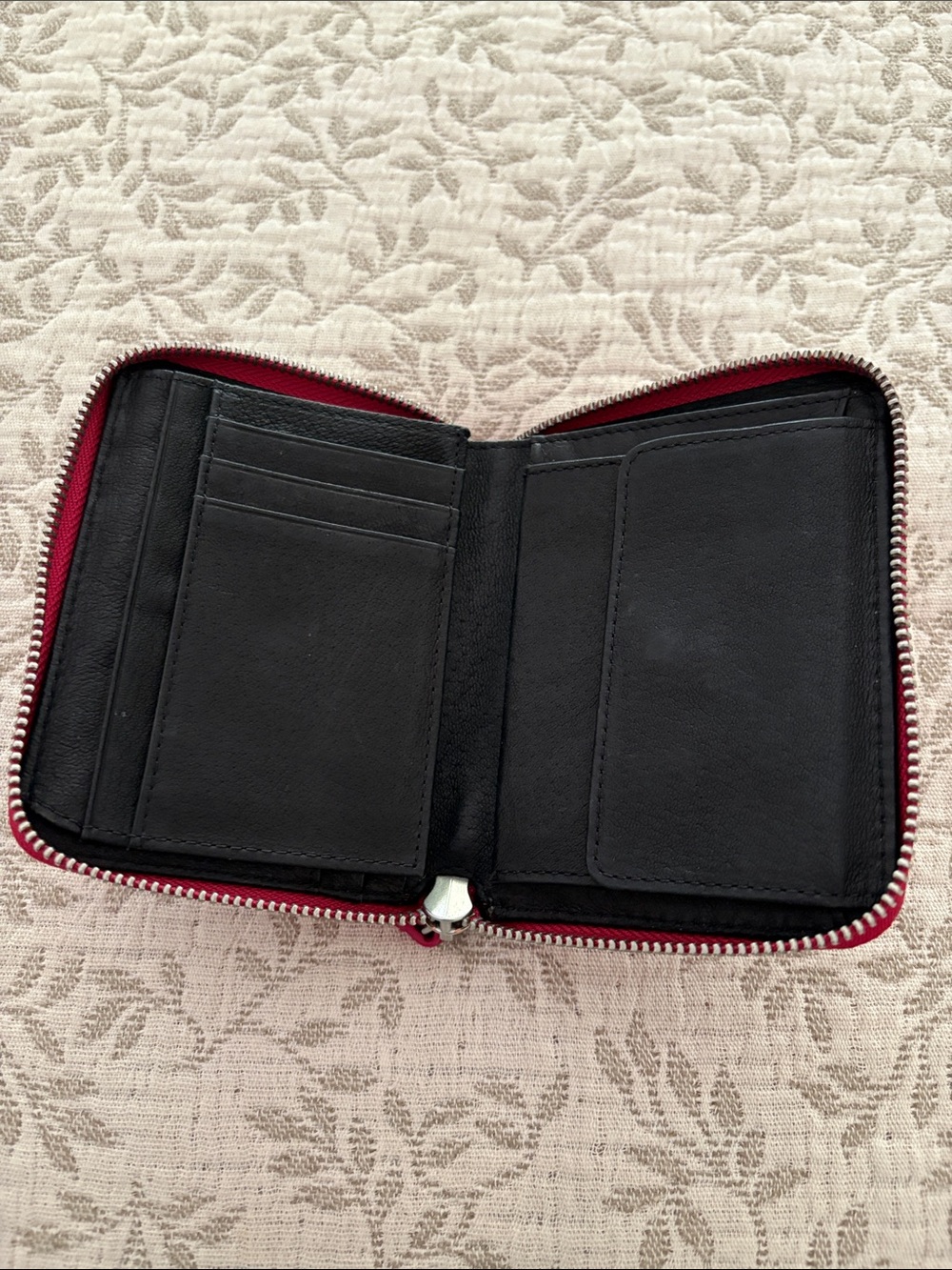Liebeskind Raspberry Embossed Zip Wallet - Picture 4 of 4